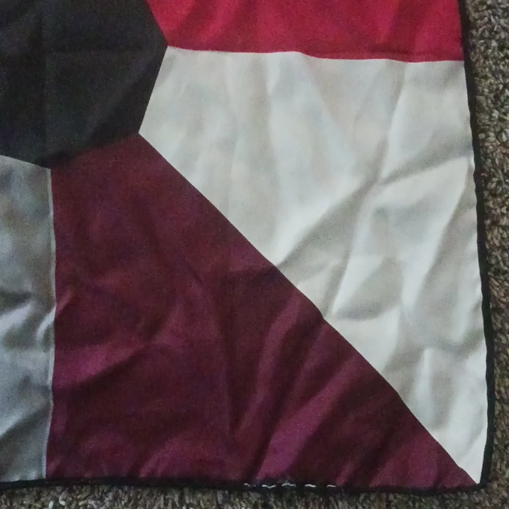 Ashear Vintage ladies silk square scarf 18